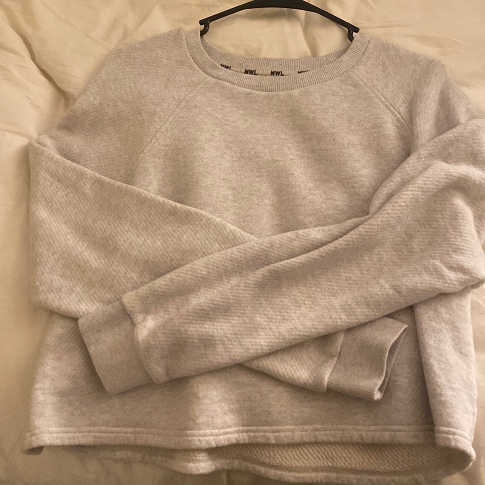 White sweatshirt